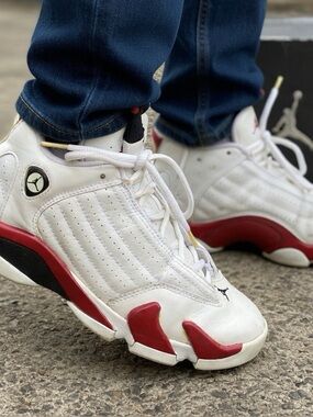 Air Jordan Retro 14 (Candy Cane) 2005 Sz 6 (gs)